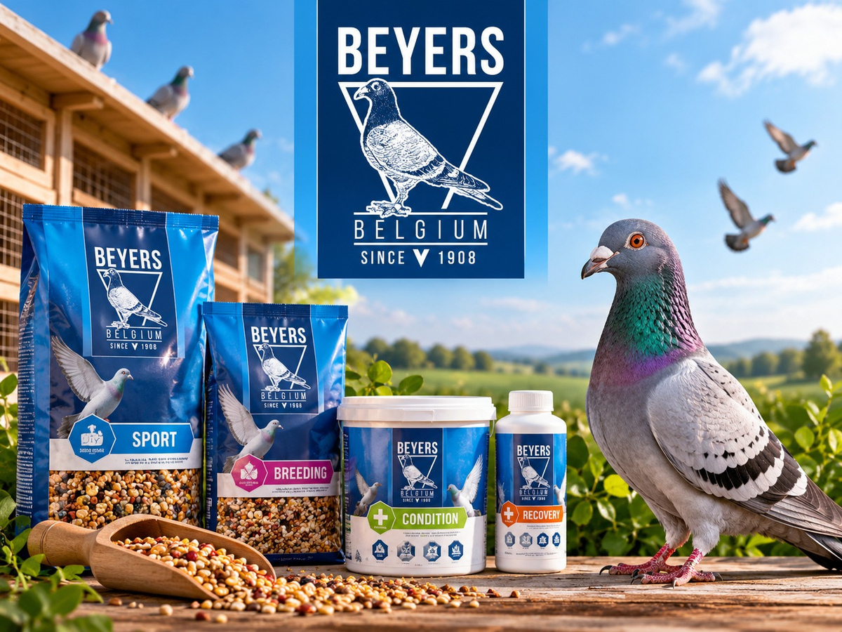 BEYERS Belgium – belgická krmiva pro závodní, poštovní a chovné holuby