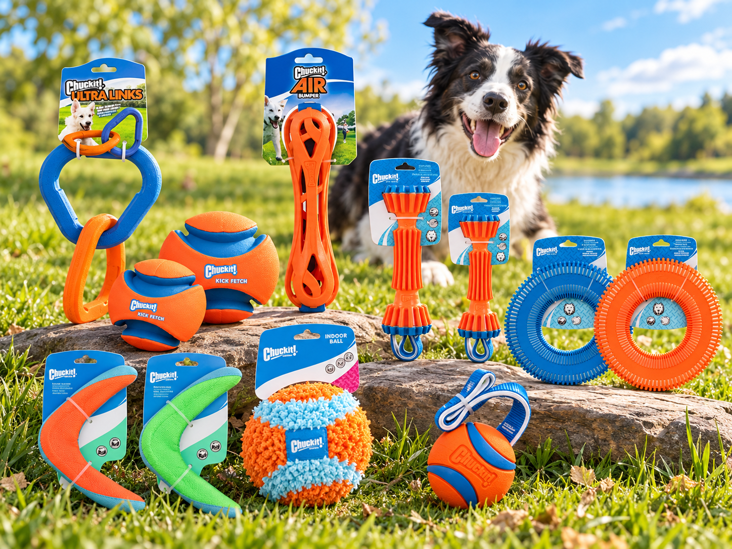 Chuckit! – aportovací míčky, házeče, frisbee a plovoucí hračky pro psy